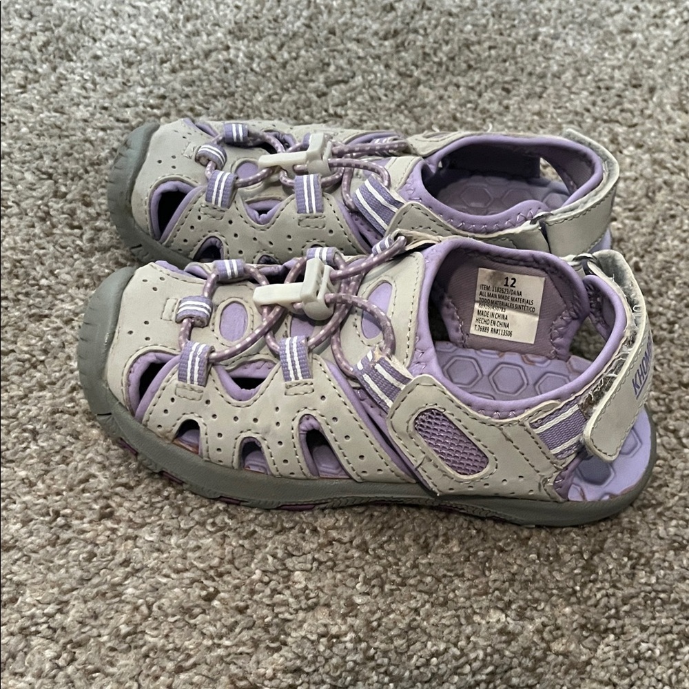 Khombu Kids Sandals - Gray and Lavender